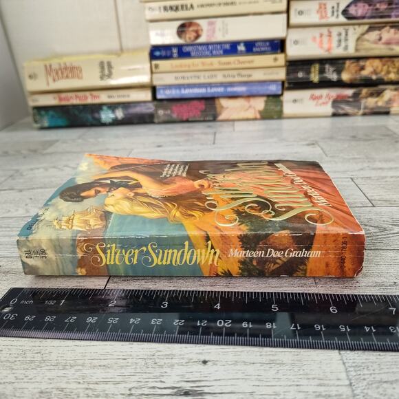 Silver Sundown by Marteen Dee Graham 1982 Dell First Printing‎ Paperback Romance - Picture 6 of 11
